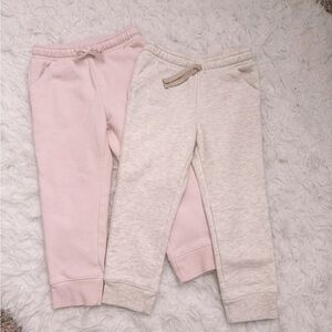 Kids Cat & Jack Cozy Jogger Pants - Pink and Cream